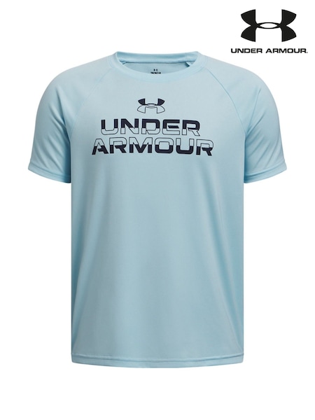 Under Armour Tech Split Wordmark Short Sleeve T-Shirt (AK0202) | ‏128 د.إ.‏