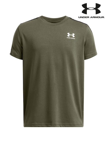 Under Armour Green Sportstyle Taped Short Sleeve T-Shirt (AK0207) | €29