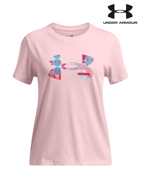 Under Armour Pink Short Sleeve Big Logo T-Shirt (AK0212) | 1,081 UAH