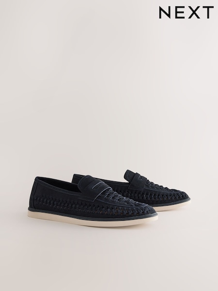 أزرق داكن - Weave Loafers (AK0234) | ‏175 د.إ.‏