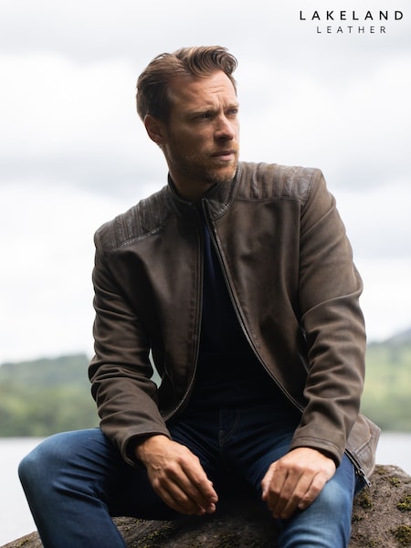 Lakeland Leather Brown Crook Jacket (AK0248) | €330