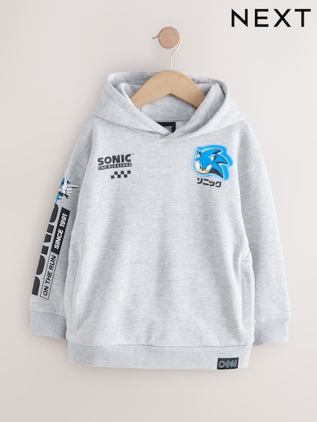 Grey Sonic Hoodie (3-16yrs) (AK0299) | €41 - €51