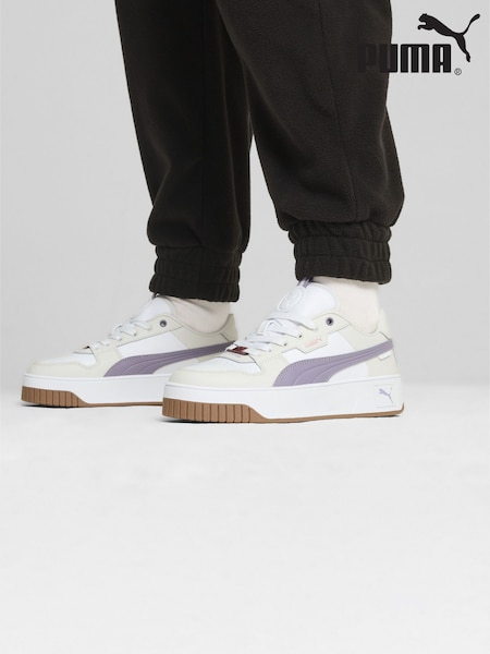 Puma off white Carina Street Lux Trainers (AK0469) | AED169
