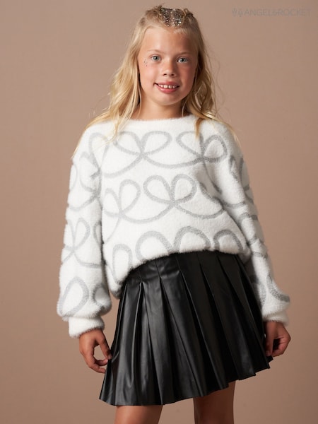 Angel & Rocket Ana Bow Fluffy Jumper (AK0613) | ‏15 ر.ع.‏ - ‏17 ر.ع.‏