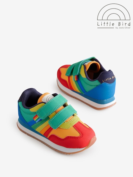 Little Bird by Jools Oliver Multi Younger Colourful Rainbow Retro Runner Trainers (AK0616) | 1,562 UAH - 1,802 UAH