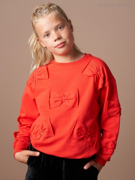 Angel & Rocket Red Riley Bow Sweatshirt (AK0668) | €20 - €24