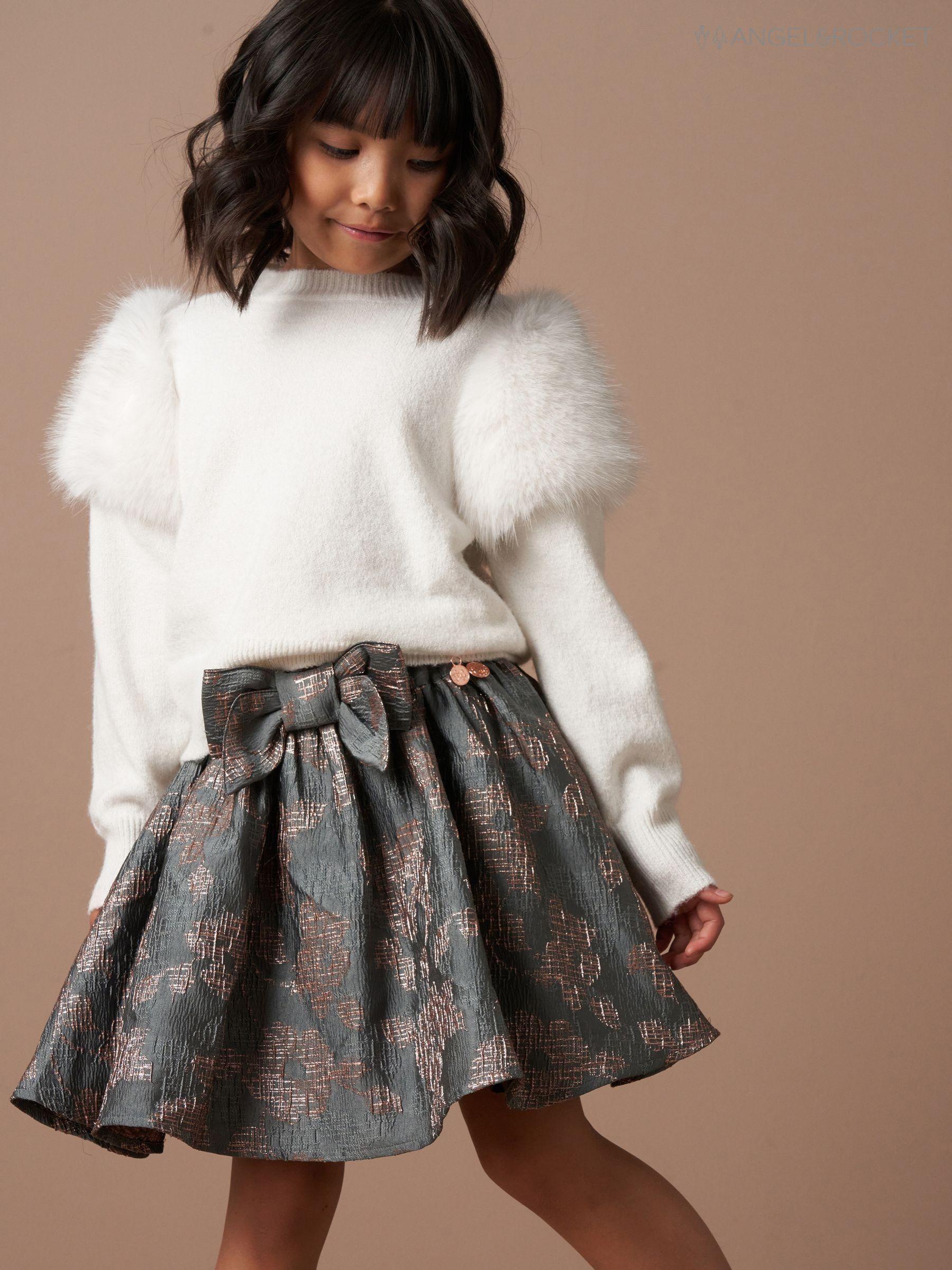 Silver pleated skirt 40 outlet