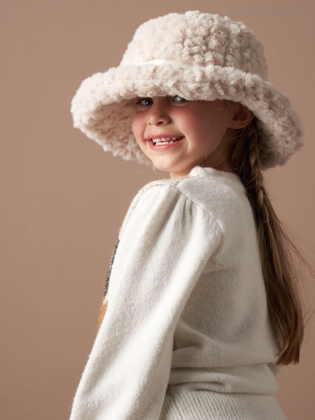Angel & Rocket Cecile Taupe Faux Fur Hat (AK0689) | € 22 - € 25