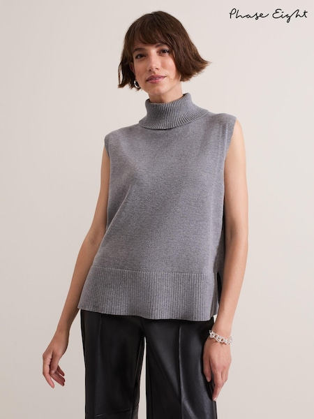 Phase Eight Grey Rachelle Tank (AK0865) | ₪347