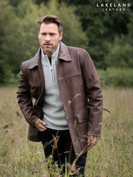 Lakeland Leather Garth Collared Coat (AK0884) | 20 968 грн