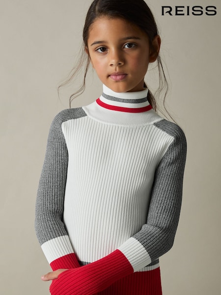 Reiss Skye Ribbed Roll-Neck Jumper (AK0905) | 55 €