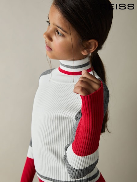 Reiss Skye Ribbed Roll-Neck Jumper (AK0918) | 65 €