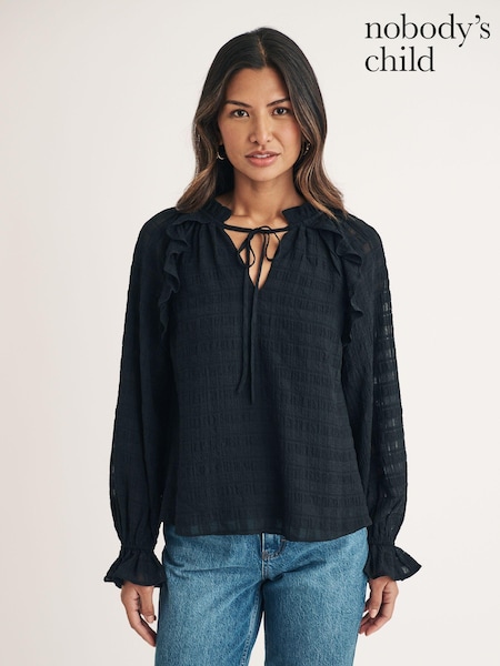 Nobodys Child Black Macy Blouse (AK1008) | €76