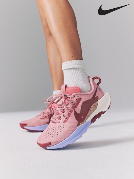 Nike Pink/White ReactX Pegasus Trail 5 Running Shoes (AK1257) | €172