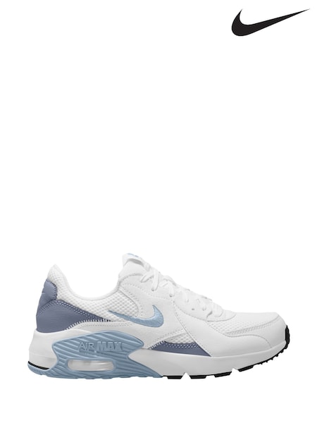 Nike White/Blue Air Max Excee Trainers (AK1275) | €146