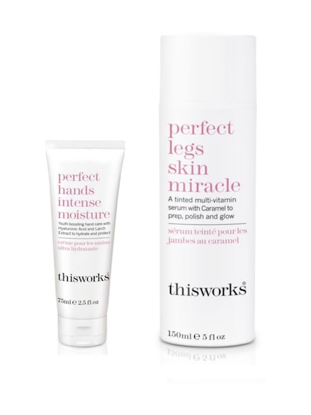 This Works Perfect Legs Skin Miracle 150ml & Hands Intense Moisture Gift Set (Worth £62) (AK1420) | €61