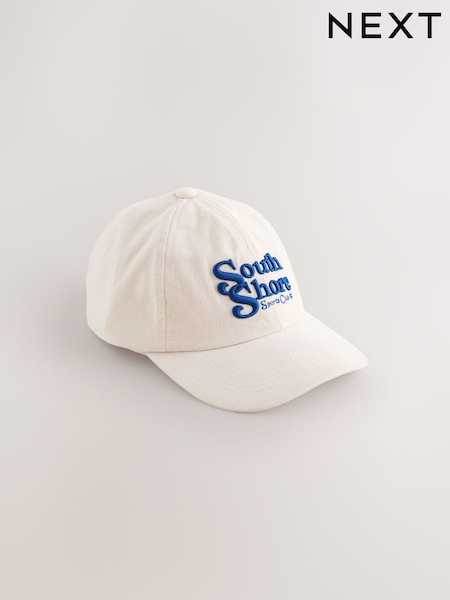 Ecru Slogan Baseball Cap (1-16yrs) (AK1443) | €10 - €16