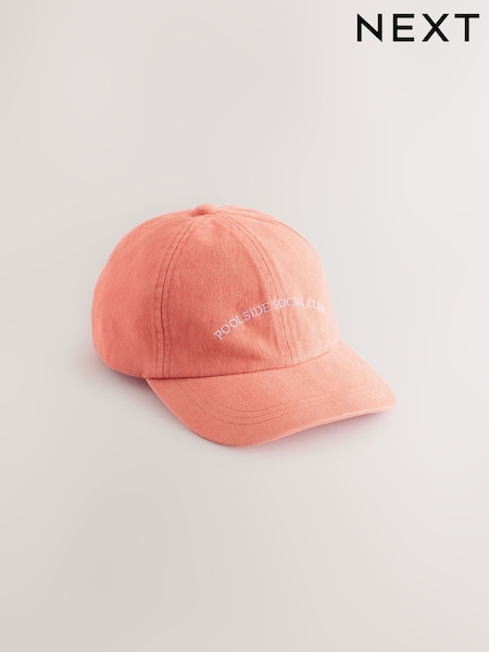 אדום - Slogan Baseball Cap (1-16yrs) (AK1445) | ‏29‏₪ - ‏46‏₪