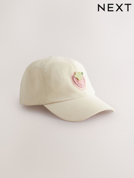 Кремовый - Strawberry Baseball Cap (1-13yrs) (AK1464) | €12 - €17