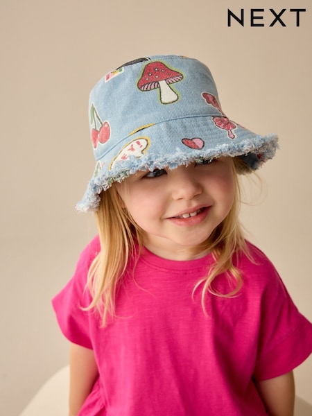 Denim Navy - Denim Bucket Hatter (0-måneder-1316år) (AK1466) | kr142 - kr209