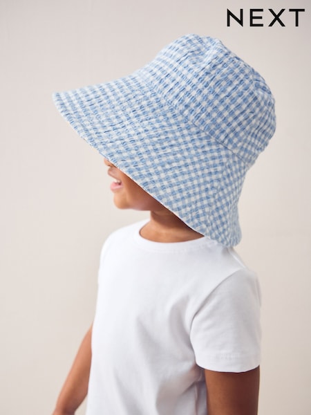 Cream Bucket Printed Hat (3mths-13yrs) (AK1476) | €13 - €17