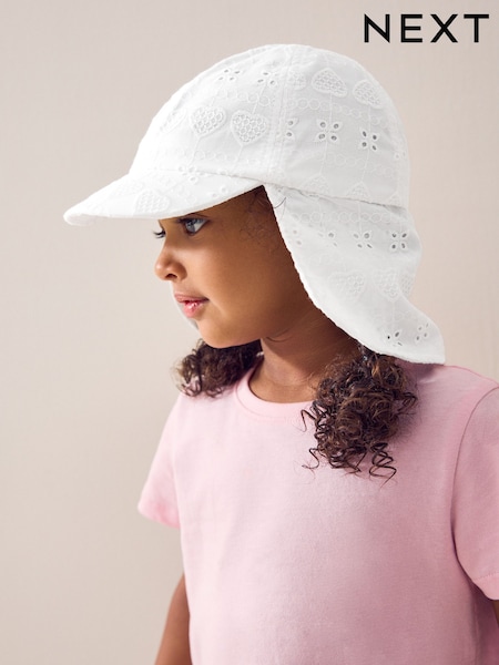 Valkoinen - Legioonalainen 100% Cotton Hatut (3kk -10v) (AK1480) | €12 - €15