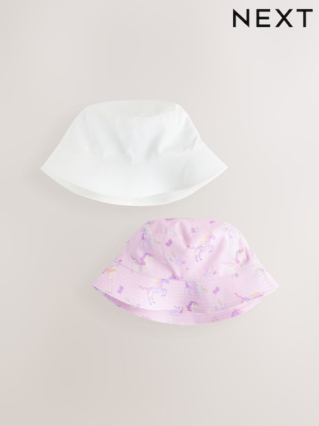 Blanco - Bucket Hats 2 Pack (3mths-16yrs) (AK1487) | 18 € - 24 €