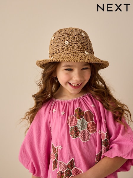 Cream Cloche Bucket Hat (3-16yrs) (AK1492) | €12 - €17