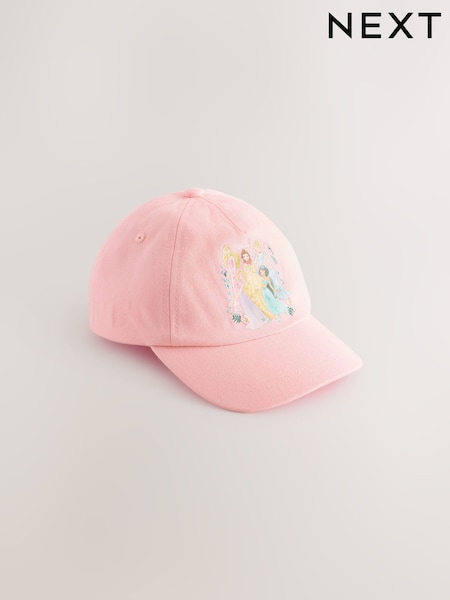 Pink Disney Princesses 100% Cotton Baseball Cap (1-13yrs) (AK1495) | €13 - €17