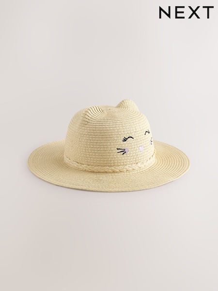 שמנת - Cat Ears Summer Hat (3mths-6yrs) (AK1499) | ‏46‏₪ - ‏50‏ ₪