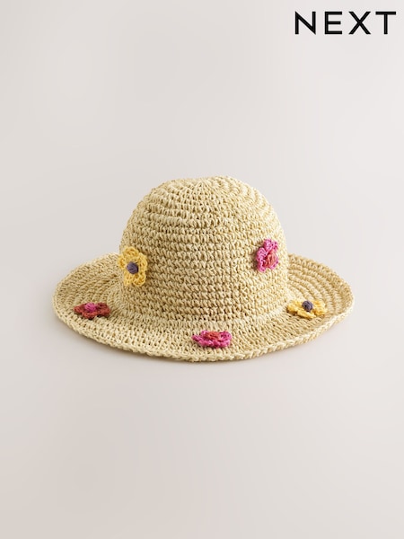 Multi Flower Print Hat (3-13yrs) (AK1503) | €16 - €18