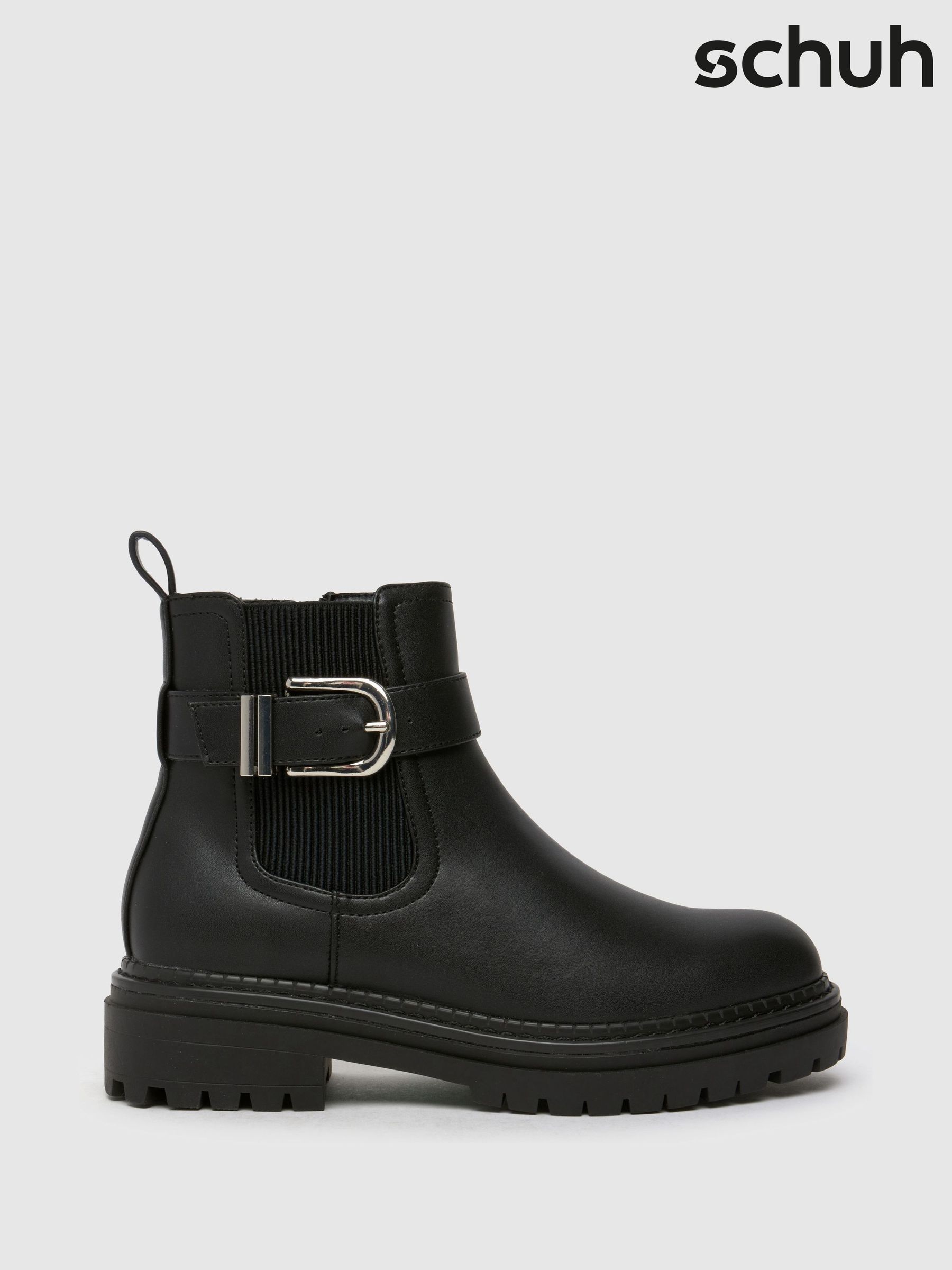 Schuh flat boots outlet