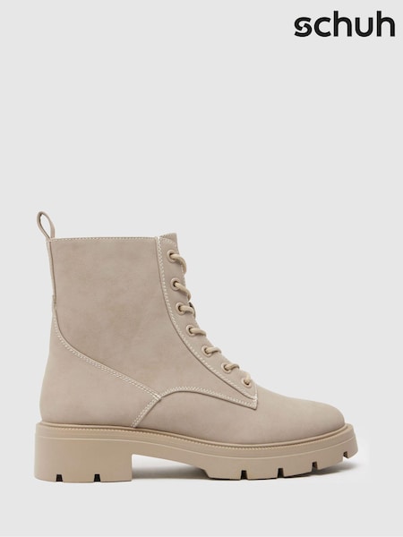 Schuh Natural Andria Lace-Up Boots (AK1840) | R$ 415