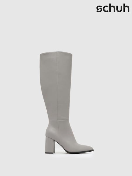 Schuh Grey Diya Knee High Boots (AK1842) | €83