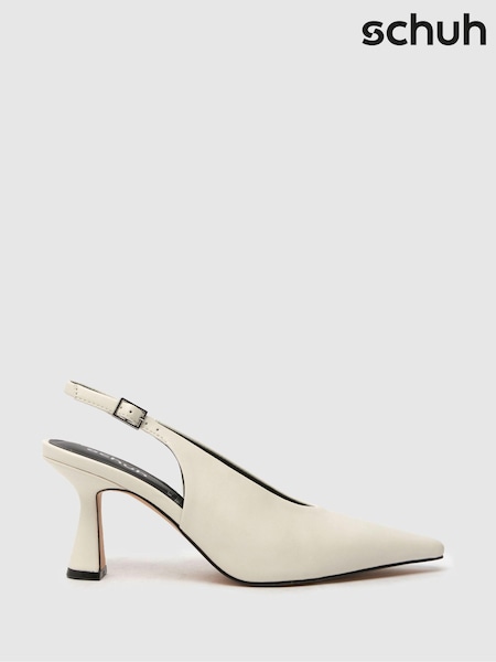 Valkoinen - Schuh Sabre Slingback Avokas (AK1845) | €60