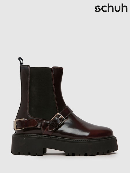 Grena - Cizme cu cataramă din piele Schuh Ariah (AK1857) | 596 LEI