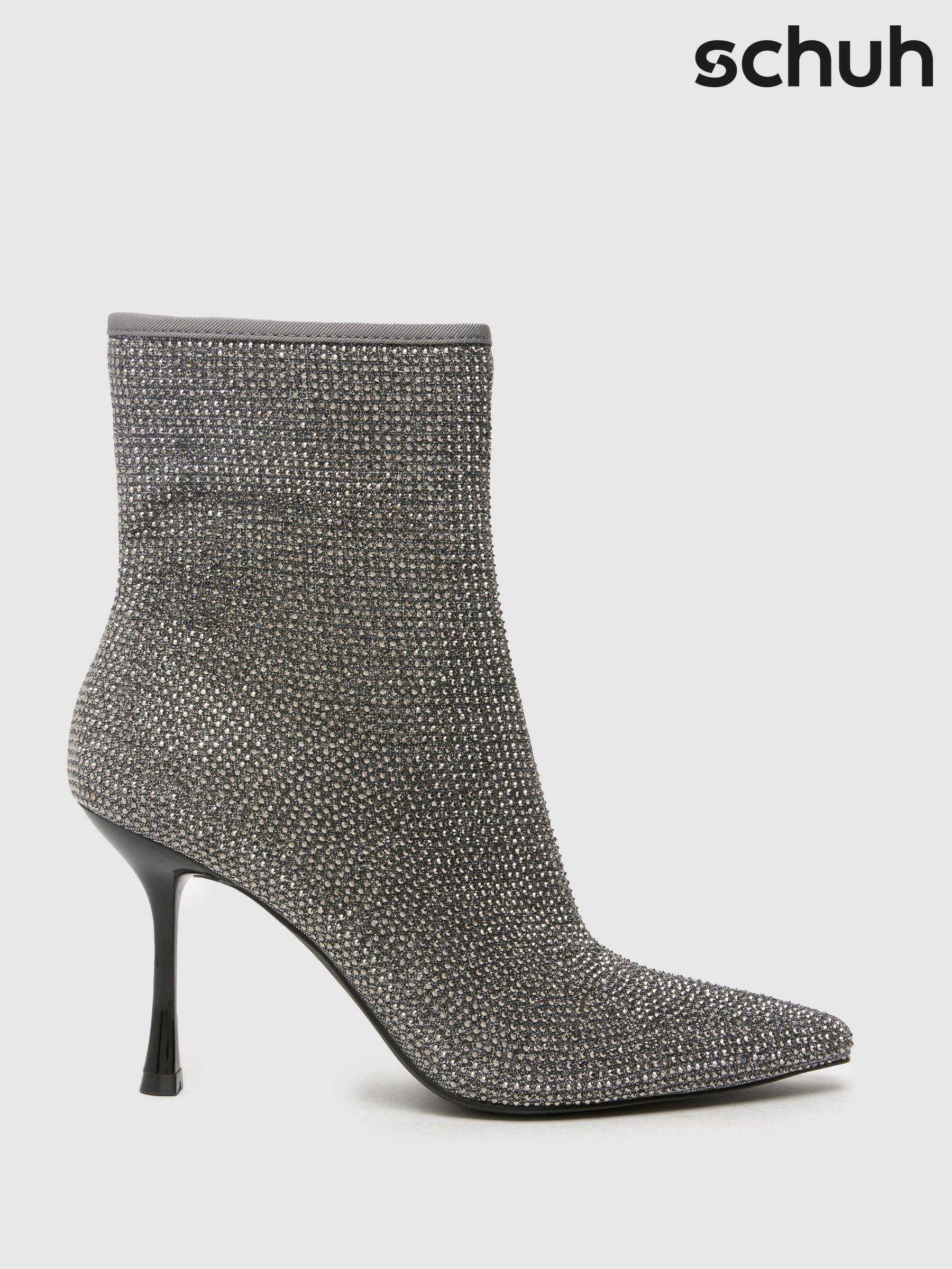 Women s Silver Point Ankle Partywear Boots Next Luxembourg
