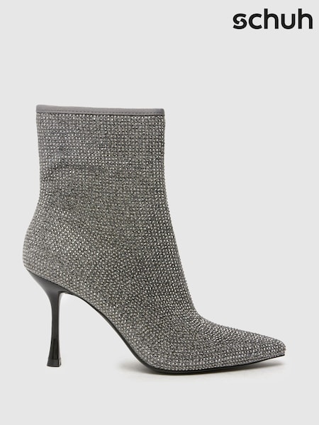 Schuh Silver Brianna Embellished Ankle Boots (AK1862) | €69