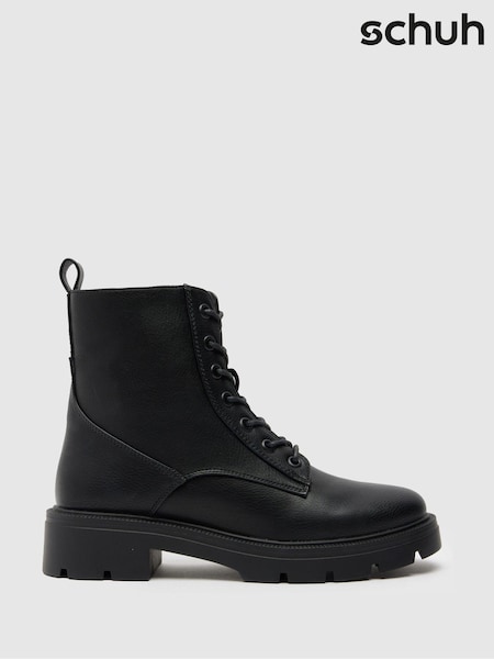 Schuh Andria Lace up Ankle Black Boots (AK1868) | € 55