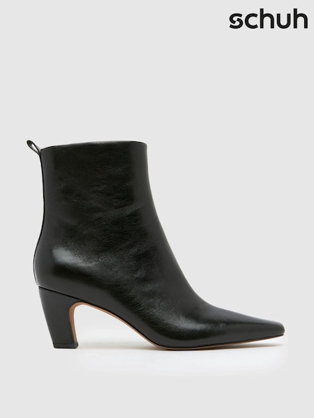 Schuh Blakely Leather Chisel Black Boots (AK1874) | 371 QAR