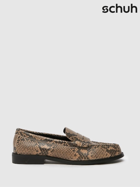 Kačji potisk - Schuh Lillian Leather Penny Loafers (AK1880) | € 72