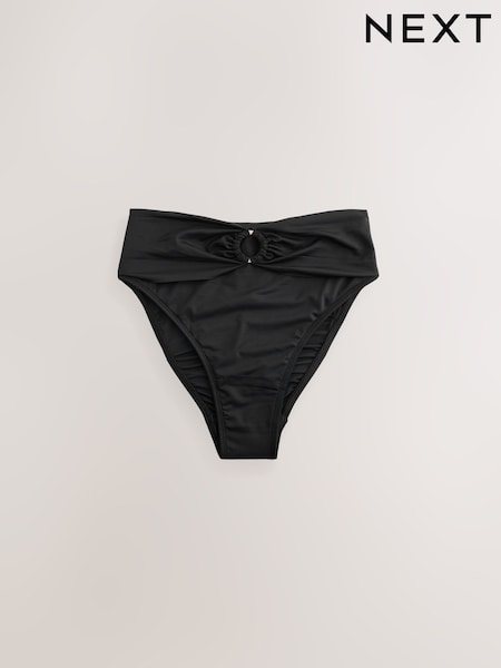 Negro - Ostomy Alto Waist Stoma Bikini Bottoms (AK1902) | 26 €