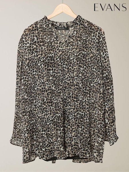 Evans Pleated Black Blouse (AK1938) | €32