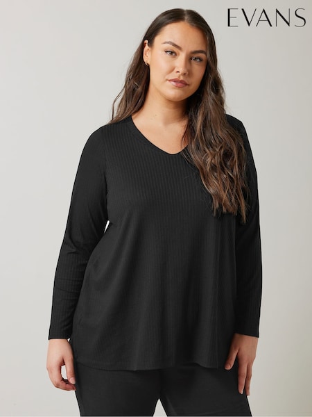 Evans Long Sleeve Modal Ribbed T-Shirt (AK1951) | 20 €