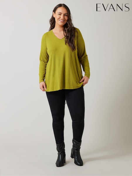 Evans Long Sleeve Modal Ribbed T-Shirt (AK1955) | €20