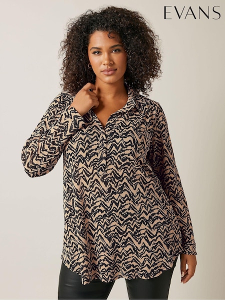 Natural - Evans Half Placket Cămăși (AK1969) | 290 LEI