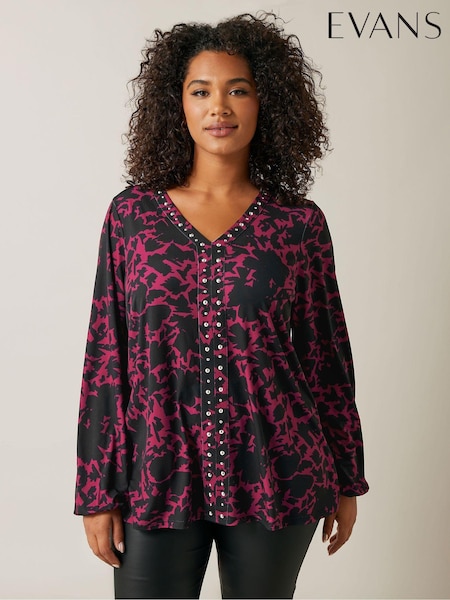 Evans Stud Jersey Top (AK1989) | ₪181