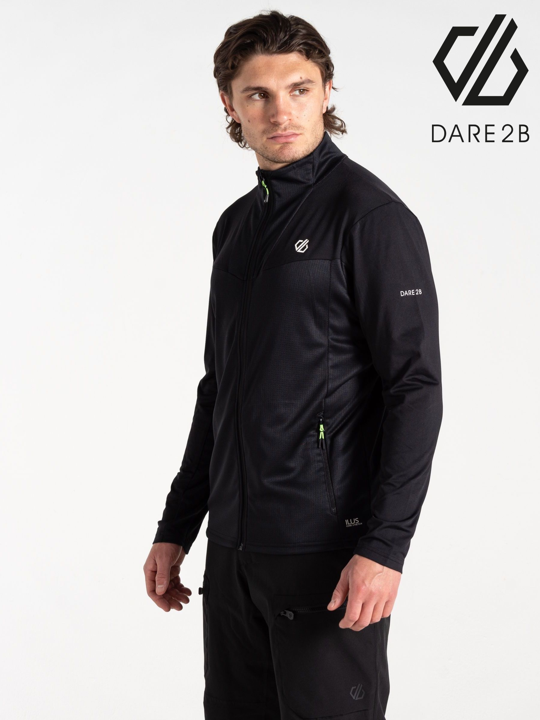 Dare2b Men's Touchpoint II Jacket, Agave Green/Neon Spring