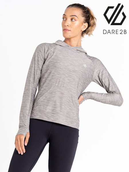 Dare 2b Womens Grey Sprint City Lightweight Hoodie (AK2256) | €27