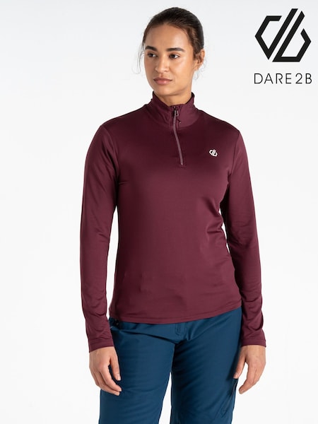 Dare 2b Womens Red Lowline II Lightweight Core Stretch Midlayer Jumper (AK2312) | AZN 70